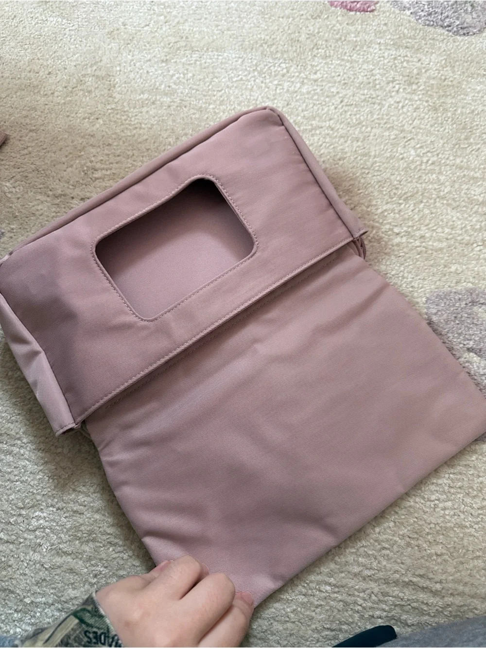Beis atlas pink diaper bag